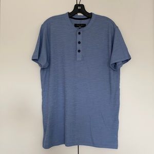 Rag & Bone Core Short Sleeve Henley Size M